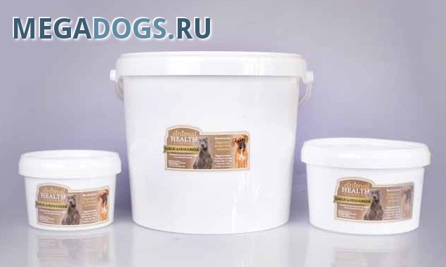 Animal Health Кормовая биодобавка для собак Garlic Fenugreek (повышение иммунитета, аппетита, ЖКТ)